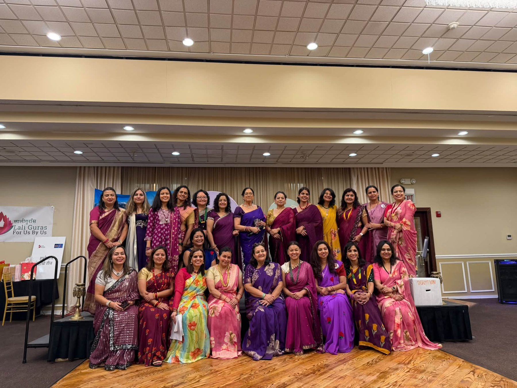 Laligurans women at the Teej 2026 fundraiser