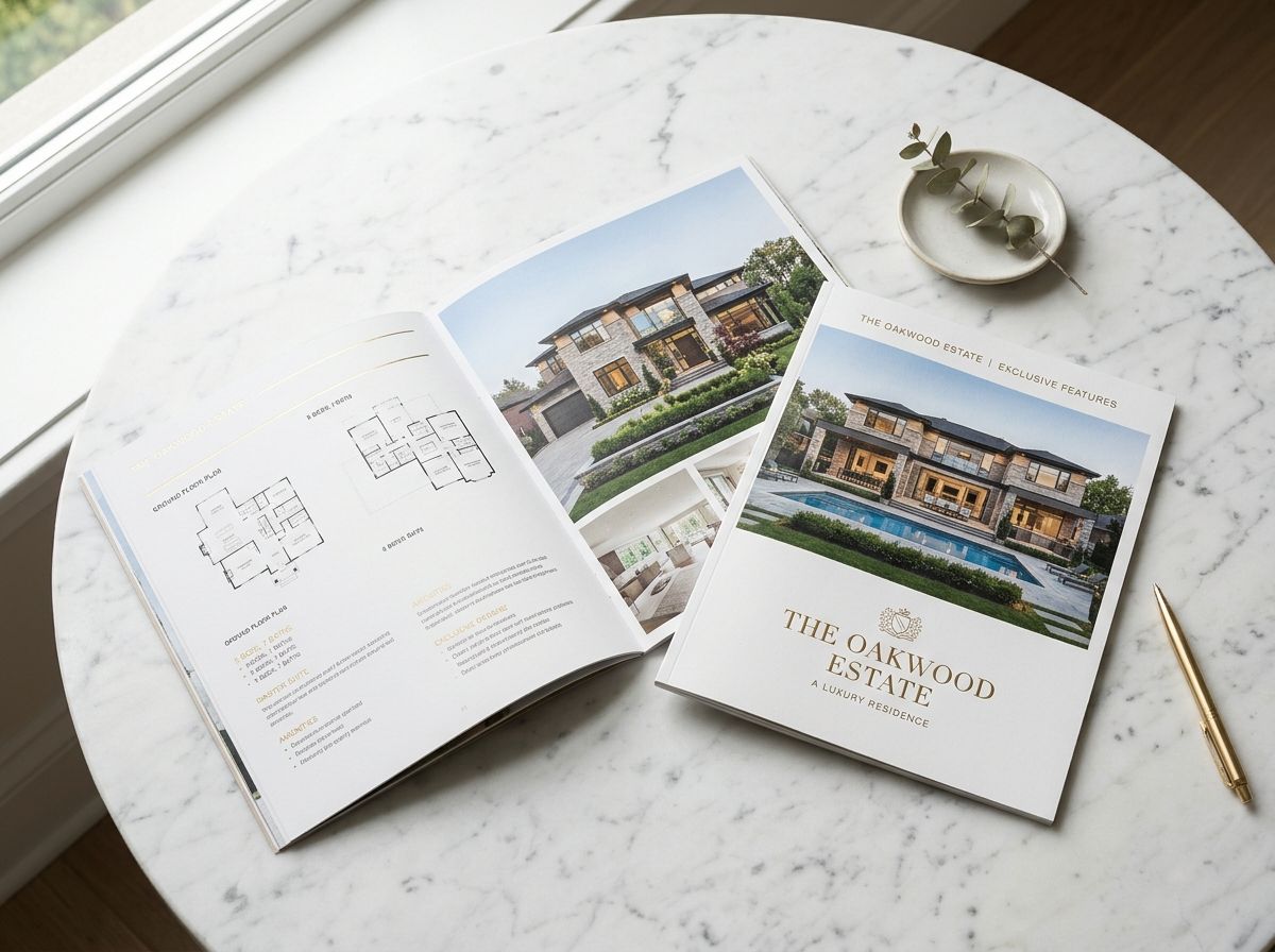 Listing brochure design